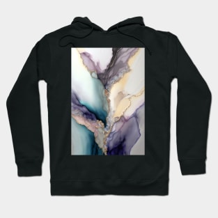 Wedding Jazz - Abstract Alcohol Ink Resin Art Hoodie